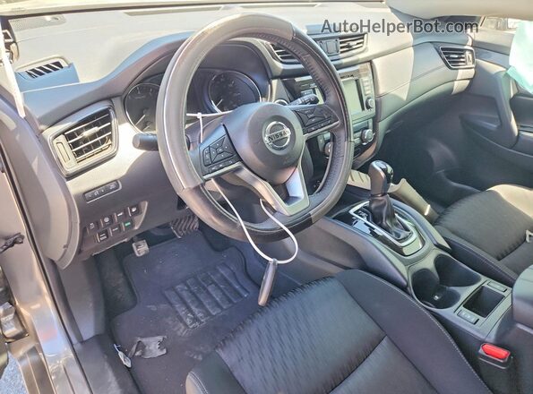 KNMAT2MV4KP560742 2019 NISSAN ROGUE Charcoal წინა პანელის ხედი