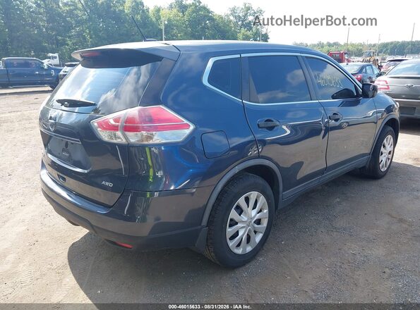 KNMAT2MV5GP642907 2016 NISSAN ROGUE Blue უკანა მარჯვენა