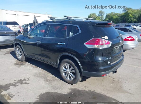 KNMAT2MV5GP717167 2016 NISSAN ROGUE Black Задня ліва чверть