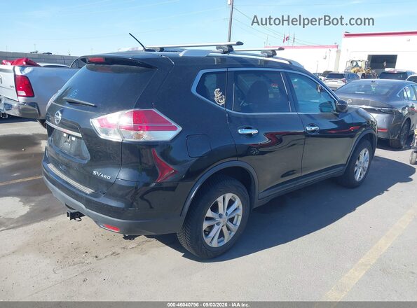 KNMAT2MV5GP717167 2016 NISSAN ROGUE Black Задня права чверть