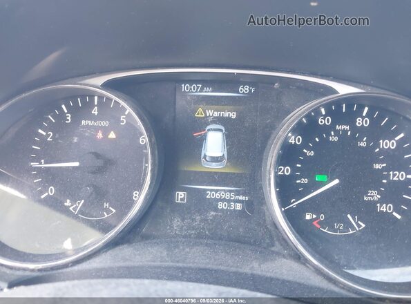KNMAT2MV5GP717167 2016 NISSAN ROGUE Black Вид задніх сидінь