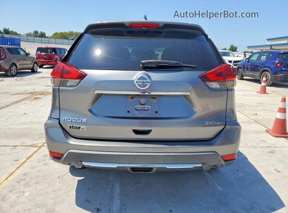 KNMAT2MV6JP623208 2018 NISSAN ROGUE Gray Rear view