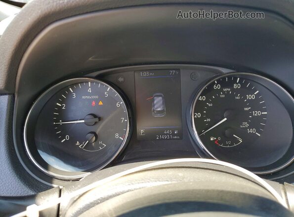 KNMAT2MV6JP623208 2018 NISSAN ROGUE Gray Instrument cluster view