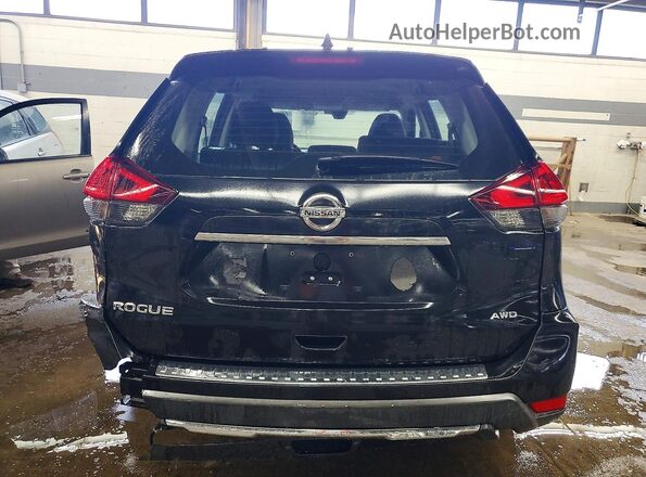 KNMAT2MV7KP509235 2019 NISSAN ROGUE Black Вид ззаду