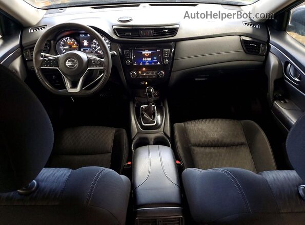 KNMAT2MV7KP509235 2019 NISSAN ROGUE Black Вид панелі приладів