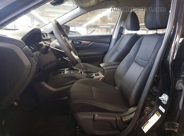 KNMAT2MV7KP509235 2019 NISSAN ROGUE Black Вид салону спереду