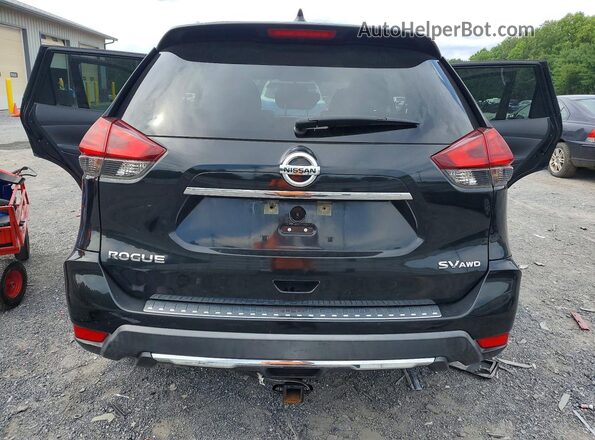 KNMAT2MV8HP594045 2017 NISSAN ROGUE Black უკანა ხედი