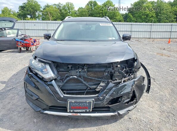 KNMAT2MV8HP594045 2017 NISSAN ROGUE Black წინა ხედი