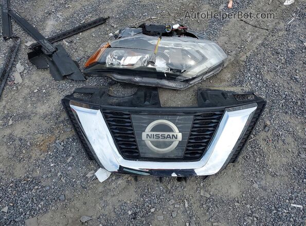 KNMAT2MV8HP594045 2017 NISSAN ROGUE Black VIN კოდის სტიკერის ხედი