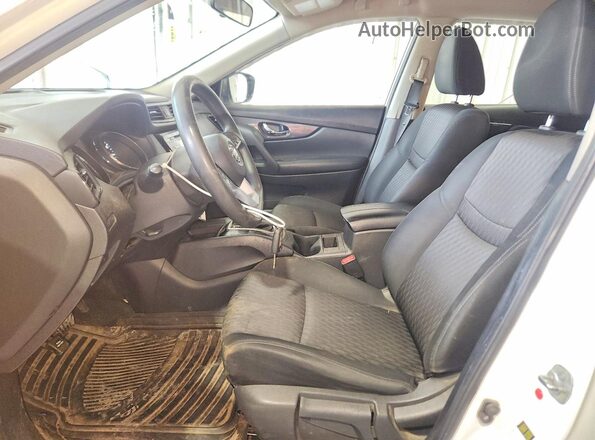 KNMAT2MV8HP614939 2017 NISSAN ROGUE White წინა პანელის ხედი