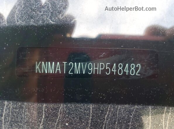 KNMAT2MV9HP548482 2017 NISSAN ROGUE Серебряный Вид наклейки с VIN-кодом