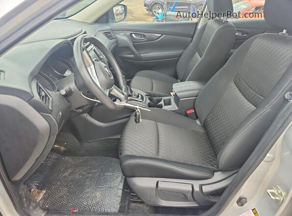 KNMAT2MVXJP507753 2018 NISSAN ROGUE Silver წინა სალონის ხედი