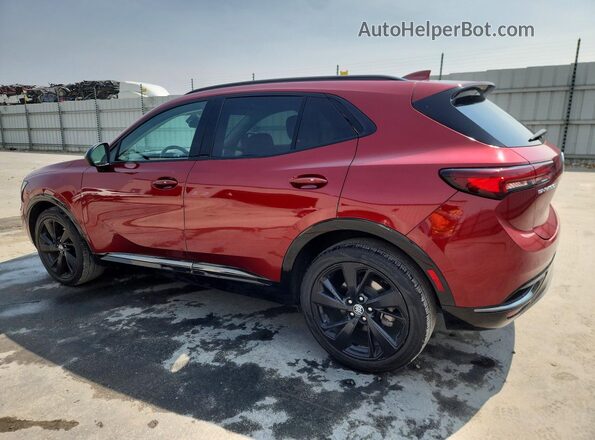 LRBAZLR48PD066198 2023 BUICK ENVISION Burgundy Tył lewy