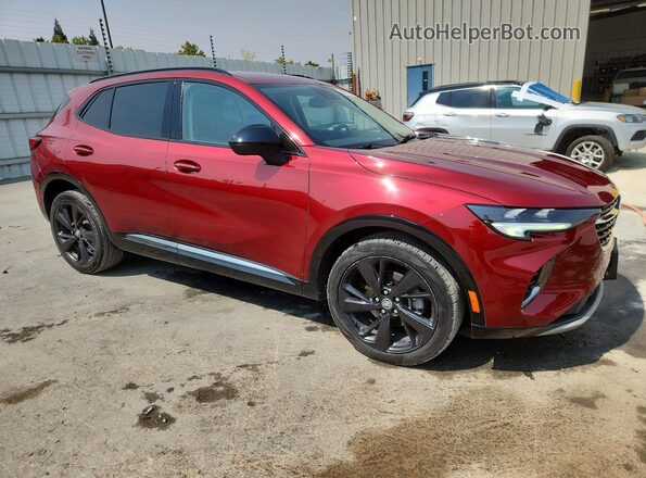 LRBAZLR48PD066198 2023 BUICK ENVISION Burgundy Przód prawy