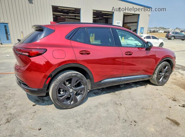 LRBAZLR48PD066198 2023 BUICK ENVISION Burgundy Tył prawy