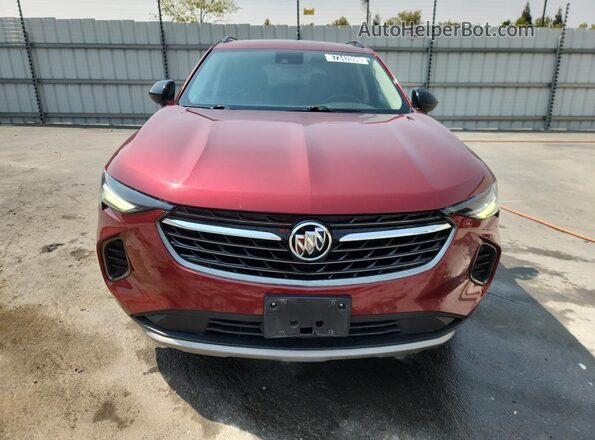 LRBAZLR48PD066198 2023 BUICK ENVISION Burgundy Widok wnętrza 360 stopni