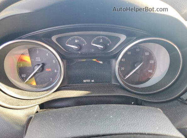 LRBFX1SA0JD057311 2018 BUICK ENVISION White Սարքավորումների վահանակի տեսք