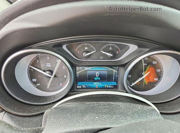 LRBFX2SA5KD021914 2019 BUICK ENVISION Red Вид щитка приладів