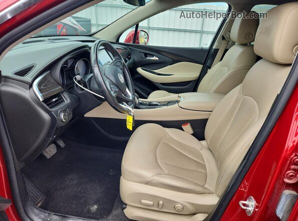 LRBFX2SA5KD021914 2019 BUICK ENVISION Red Вид салону спереду
