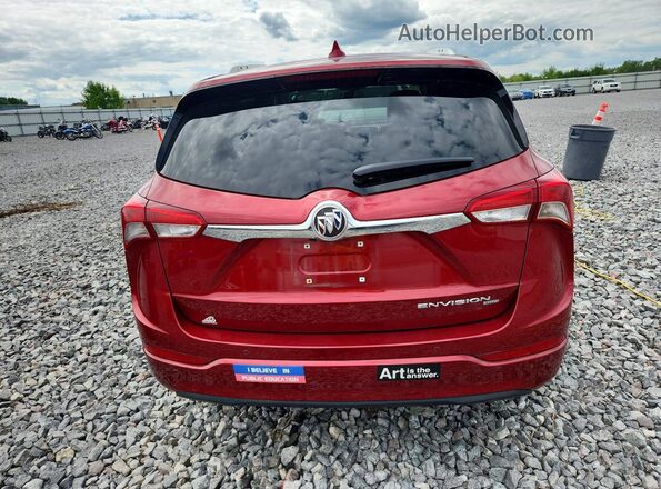 LRBFX2SA5KD021914 2019 BUICK ENVISION Red Вид ззаду