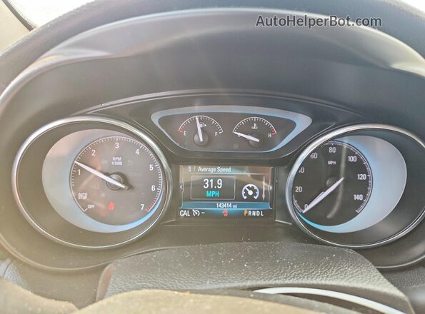 LRBFXBSA0HD163368 2017 BUICK ENVISION Silver Widok zestawu wskaźników