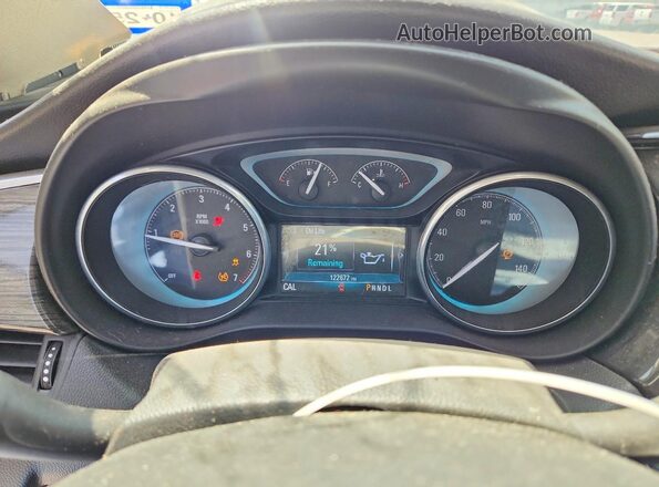 LRBFXBSA0HD198041 2017 BUICK ENVISION Silver ხელსაწყოთა პანელის ხედი