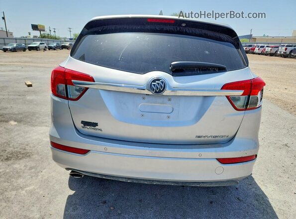 LRBFXBSA0HD198041 2017 BUICK ENVISION Silver უკანა ხედი
