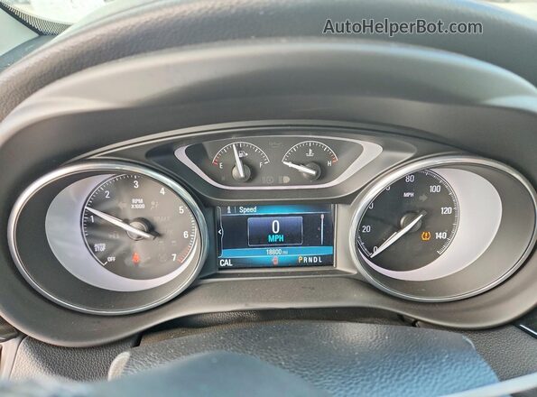 LRBFXBSA3LD213057 2020 BUICK ENVISION Silver Вид щитка приладів