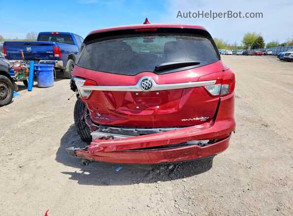 LRBFXCSA9HD041727 2017 BUICK ENVISION Red Vista trasera