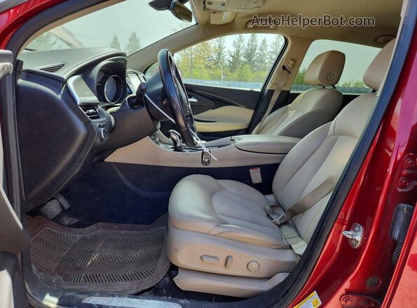 LRBFXCSA9HD041727 2017 BUICK ENVISION Red Vista interior delantera