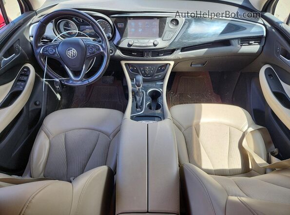 LRBFXCSA9HD041727 2017 BUICK ENVISION Red Vista del salpicadero