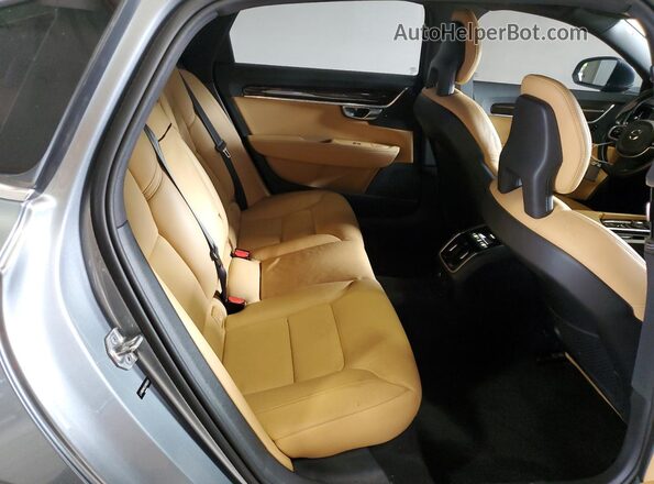 LVY982MK2JP006231 2018 VOLVO S90 Gray Widok tylnych siedzeń