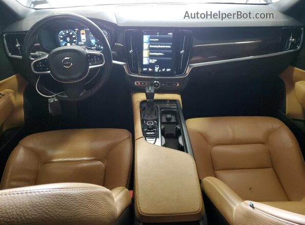 LVY982MK2JP006231 2018 VOLVO S90 Gray Widok deski rozdzielczej