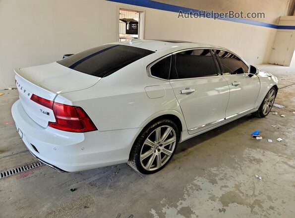 LVY992ML4JP007211 2018 VOLVO S90 White Trasero derecho