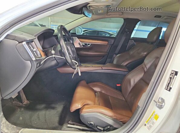 LVY992ML4JP007211 2018 VOLVO S90 White Vista interior delantera