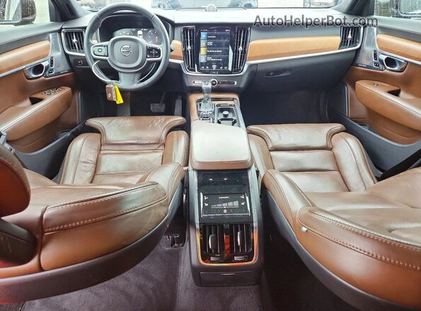 LVY992ML6JP026231 2018 VOLVO S90 Black Առջևի վահանակի տեսք