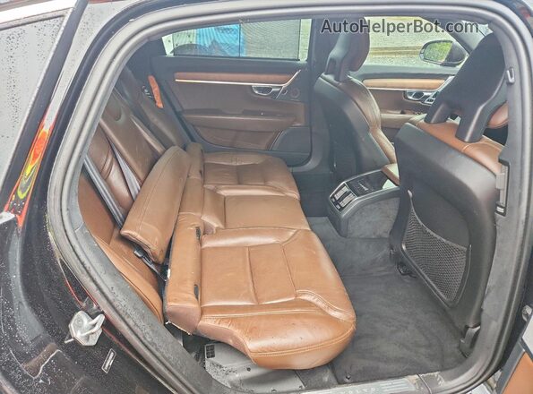 LVY992ML6JP026231 2018 VOLVO S90 Black Հետևի նստատեղերի տեսք