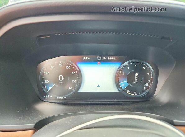 LVY992ML6JP026231 2018 VOLVO S90 Black Սարքավորումների վահանակի տեսք