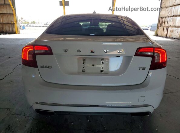 LYV612TM2GB098690 2016 VOLVO S60 White უკანა ხედი