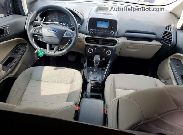 MAJ3P1RE3JC242445 2018 FORD ECOSPORT Black წინა პანელის ხედი