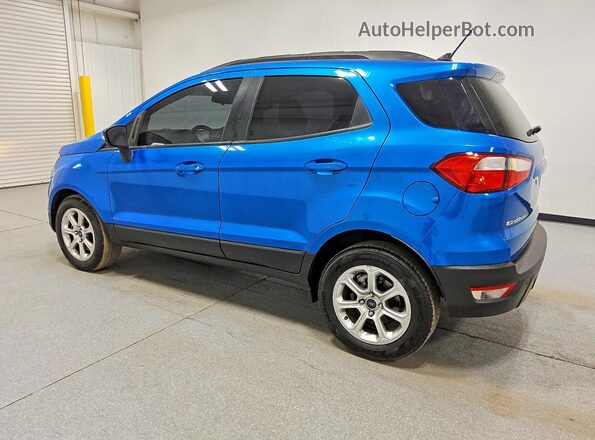MAJ3P1TE2JC199872 2018 FORD ECOSPORT Blue Rear left