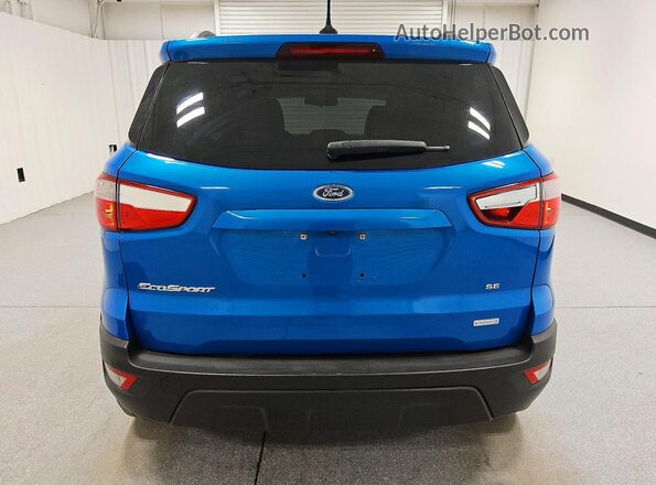 MAJ3P1TE2JC199872 2018 FORD ECOSPORT Blue Rear view