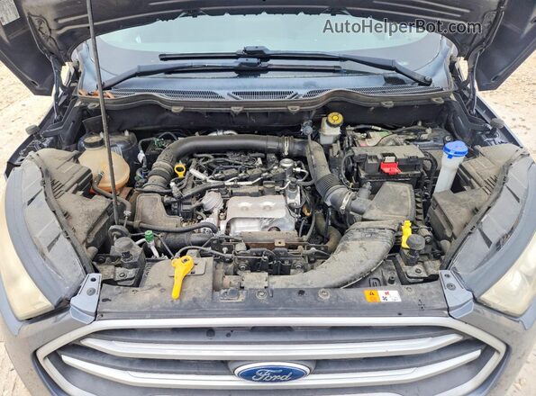 MAJ3P1TE3JC193210 2018 FORD ECOSPORT Серый Вид задней части салона