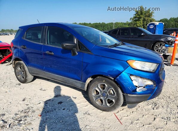 MAJ3S2FE4MC406749 2021 FORD ECOSPORT Синий Передняя правая четверть