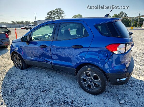 MAJ3S2FE4MC406749 2021 FORD ECOSPORT Синий Задняя левая четверть
