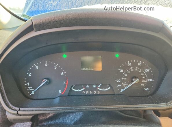 MAJ3S2FE4MC406749 2021 FORD ECOSPORT Синий Вид щитка приборов