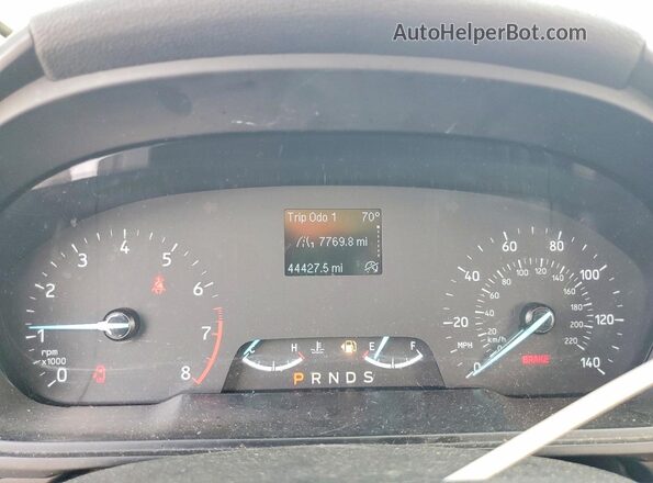 MAJ3S2FE4MC449178 2021 FORD ECOSPORT Silver Вид щитка приладів