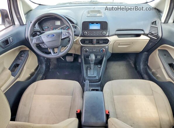 MAJ3S2FE4MC449178 2021 FORD ECOSPORT Silver Вид панелі приладів