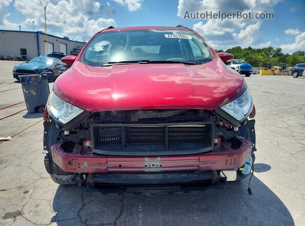 MAJ3S2GE1KC257714 2019 FORD ECOSPORT Красный Вид спереди