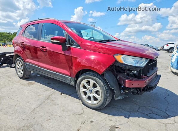 MAJ3S2GE1KC257714 2019 FORD ECOSPORT Красный Передняя правая четверть